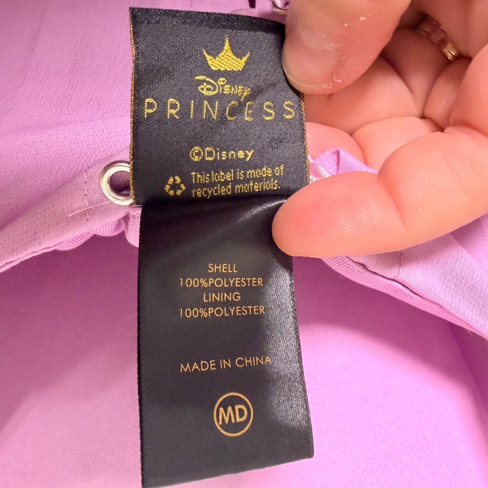 Disney Her Universe Rapunzel Tangled Lavender Lace Up Dress Purple Medium - Picture 7 of 11